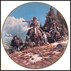 Bringing Out The Furs Collector Plate by Frank McCarthy MAIN