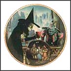 The Witch Casts A Spell Collector Plate by Thomas Blackshear MAIN