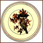 Black-Throated Blue Warbler Collector Plate by C. Ford Riley MAIN