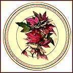 Black And White Warbler Collector Plate by C. Ford Riley MAIN