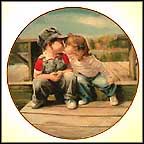 First Kiss Collector Plate by Donald Zolan MAIN