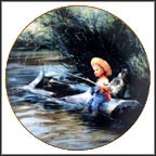 Little Fisherman Collector Plate by Donald Zolan MAIN