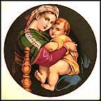 Madonna And Child - Raphael Collector Plate by Raphael MAIN