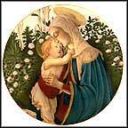 Madonna And Child - Botticelli Collector Plate by Sandro Botticelli MAIN