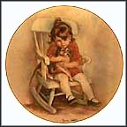 Amy And Snoopy Collector Plate by Marian Carlsen MAIN