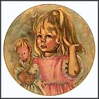 Pinky And Baby Collector Plate by Marian Carlsen MAIN