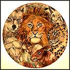 Peacable Kingdom Collector Plate by Nan Lee MAIN