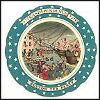 Boston Tea Party Collector Plate by Remy Hetreau MAIN