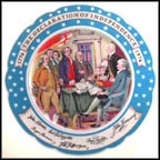 Declaration Of Independence Collector Plate by Remy Hetreau MAIN