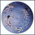 Five Golden Rings Collector Plate by Remy Hetreau MAIN