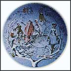 Eight Maids A' Milking Collector Plate by Remy Hetreau MAIN