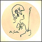 Contestataire An II Collector Plate by Jean Cocteau MAIN
