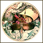 Sinbad The Sailor Collector Plate by Liliane Tellier MAIN