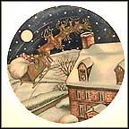 Twas The Night Before Christmas Collector Plate by Loretta Jones MAIN