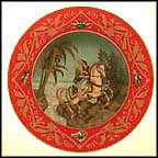 The Pursuit Collector Plate by Edmund Dulac MAIN
