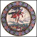 Koshchey Carries Off Maria Morevna Collector Plate by Boris Zvorykin MAIN