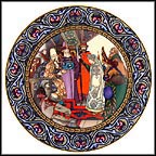 Snegurochka At The Court Of Tsar Berendei Collector Plate by Boris Zvorykin MAIN