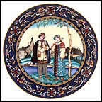 Snegurochka And Lel The Shepherd Boy Collector Plate by Boris Zvorykin MAIN