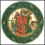 Vassilissa And Her Stepsisters Collector Plate by Boris Zvorykin MAIN