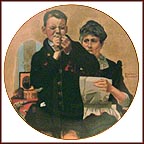 I Can Do It, Grandma Collector Plate by Norman Rockwell MAIN