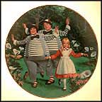 Tweedledee And Tweedledum Collector Plate by George Terp MAIN