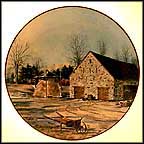 Bucks County Barn Collector Plate by Harris Hien MAIN