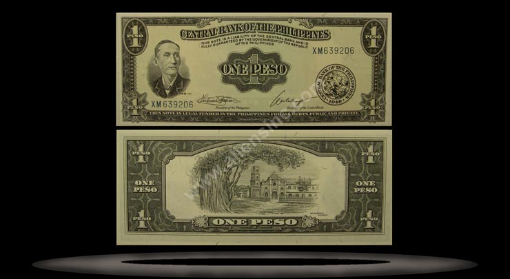 Philippines Banknote, 1 Peso, P#133d MAIN