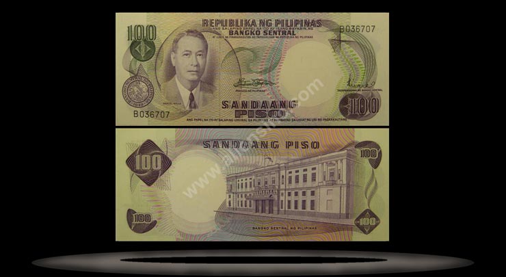 Philippines Banknote, 100 Piso, P#147b MAIN