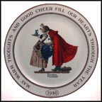 Under The Mistletoe Collector Plate by Norman Rockwell MAIN