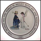 Angel and King Collector Plate by Norman Rockwell MAIN