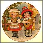 Dolly Dingle Visits Italy Collector Plate by Grace Drayton MAIN
