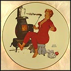 Toasting Marshmallows Collector Plate by Duane Breyers MAIN