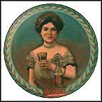 Dr. Pepper Girl Collector Plate MAIN