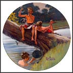 Come and Get It Collector Plate by Norman Rockwell MAIN