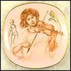 Allegro Collector Plate by Edna Hibel MAIN