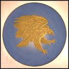 Freedom In Flight - Gold Collector Plate by Gunther Granget MAIN