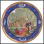 The Minstrel Song Collector Plate by Charlotte And William Hallett MAIN