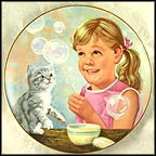 Feline Fancy Collector Plate by Jack Woodson MAIN