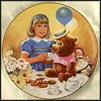 Teddy And High Tea Collector Plate by Jack Woodson MAIN