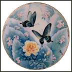 A Garden Whisper Collector Plate by Jiang Xue-Bing MAIN