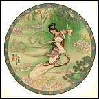 Lady White Collector Plate by Jiang Xue-Bing MAIN
