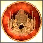 Taj Mahal Lovers Collector Plate by Carl Romanelli MAIN