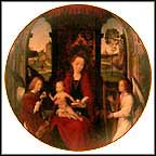 Madonna And Child With Angels By Memling Collector Plate by Hans Memling MAIN