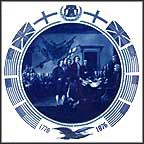 Signing The Declaration Of Independence Collector Plate by John Trumbull MAIN