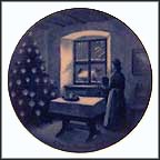 Waiting For Santa Claus Collector Plate by Toni Schoener MAIN
