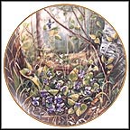 Violet Collector Plate by Gerda Neubacher MAIN
