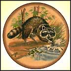 Raccoon Collector Plate by Lowell Davis MAIN