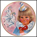 The Red Mask Collector Plate by Lorraine Trester MAIN
