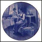 A Mother's Devotion Collector Plate by Nori Peter MAIN