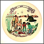 Navajo Christmas Collector Plate by R. Chee MAIN